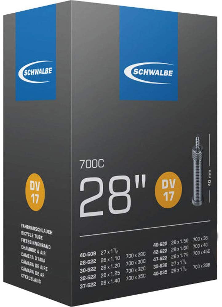 SCHWALBE Schlauch DV17 Dunlopventil 28"/40/47-622/635