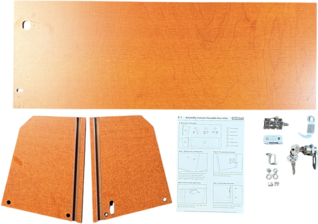 BAKFIETS.NL Abschliessbare Box Trike Wide